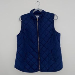 Old Navy, Women Size Large, Gold zipper vest, two pockets